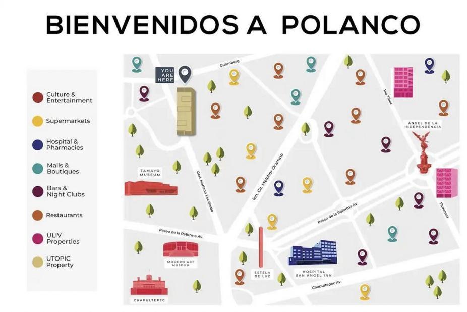 Hotel Pm Polanco メキシコシティ エクステリア 写真